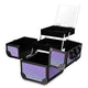 TheLAShop Makeup Case with Mirror & Extendable Tray ForgetMeNo Image