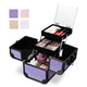 TheLAShop Makeup Case with Mirror & Extendable Tray ForgetMeNo Image