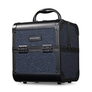 TheLAShop Makeup Train Case with Mirror - Mermaid, Rococo, CoyoteButtes, ForgetMeNot, Art Deco, Rococo Midnight Image