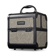TheLAShop Makeup Train Case with Mirror - Mermaid, Rococo, CoyoteButtes, ForgetMeNot, Art Deco, Rococo GainsBoro Image