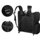 TheLAShop Rolling Hairstylist Case with Cosmetic Backpack Image