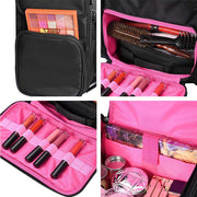 TheLAShop Makeup Backpack for Artist Hairstylist Travel Bag Pink Image