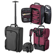 TheLAShop Rolling Backpack with Pouches Makeup Artist Case Image