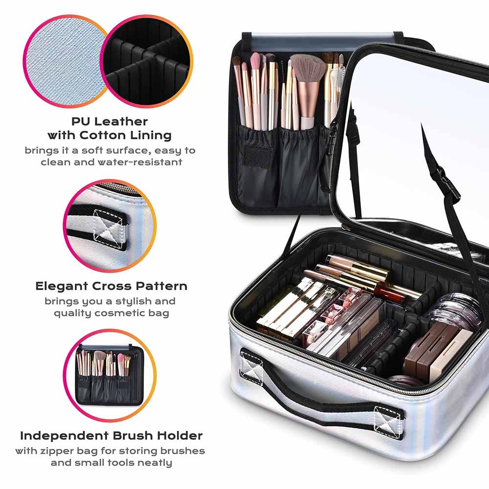 Small makeup online case with mirror