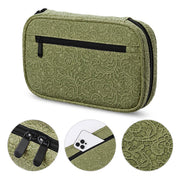 TheLAShop Makeup Brush Belt Pouch with Zip & Handle 17 Pockets Image