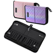 TheLAShop Makeup Brush Holder Stand Up Travel Bag 29-Pocket, ForgetMeNot Combo Image