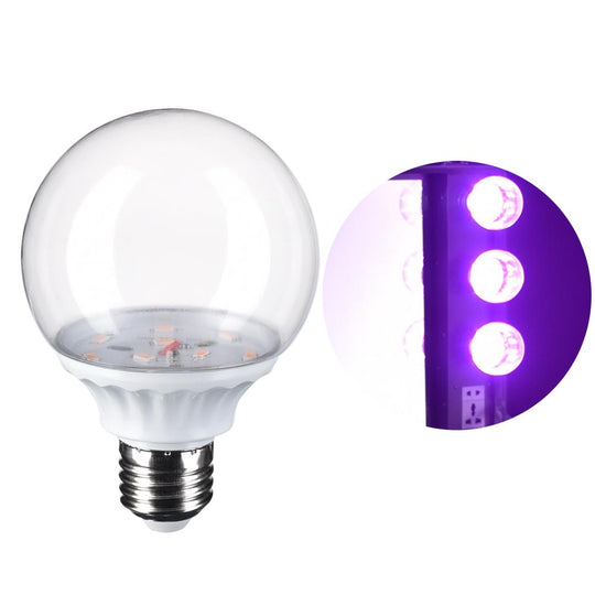 TheLAShop Purple Light Bulbs E27 3W 6-Pack