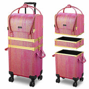 TheLAShop Rolling Makeup Case Hairstylist Case on Wheels