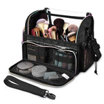 TheLAShop Makeup Case with Acrylic Makeup Brush Holder Image