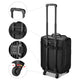 TheLAShop Rolling Makeup Case with Compartments Foldable Removable Trolley Image