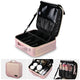 TheLAShop Glitter Makeup Case Brush Organizer with Lid & Dividers