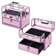 TheLAShop Rolling Makeup Case Nail Case with Drawer Image