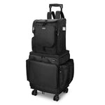 TheLAShop 2in1 Rolling Hairstylist Travel Case with Barber Bag