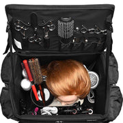 TheLAShop Rolling Hairstylist Travel Bag 1680D Nylon Tools Organizer Image