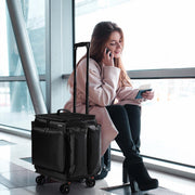TheLAShop Rolling Hairstylist Travel Bag 1680D Nylon Tools Organizer Image