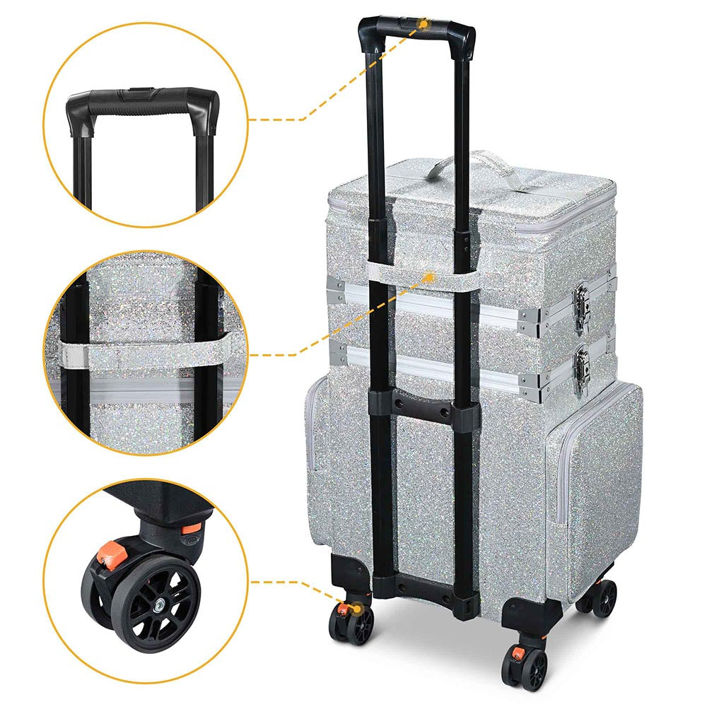 Vanity case discount on wheels argos