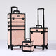 TheLAShop Rolling Makeup Case Set(3) - Mermaid, Rococo, CoyoteButtes, ForgetMeNot, Art Deco, CB Dusk Image