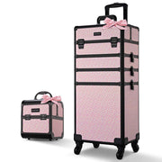 TheLAShop Art Deco Rolling Makeup Case Set(2), AD Bloom Image