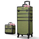 TheLAShop Rolling Makeup Case Set(2) - Mermaid, Rococo, CoyoteButtes, ForgetMeNot, Art Deco, Rococo Moss Image