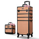 TheLAShop Rolling Makeup Case Set(2) - Mermaid, Rococo, CoyoteButtes, ForgetMeNot, Art Deco, Rococo Coral Image