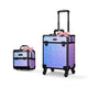 TheLAShop Pro Rolling Makeup Case Set(2) - Mermaid, RCC, CTB, FMN, AD, Mermaid Purple Image