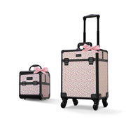 TheLAShop Pro Rolling Makeup Case Set(2) - Mermaid, RCC, CTB, FMN, AD, AD Tyrian Image