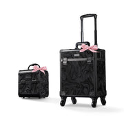 TheLAShop Pro Rolling Makeup Case Set(2) - Mermaid, RCC, CTB, FMN, AD, CB Shadows Image