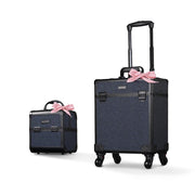 TheLAShop Pro Rolling Makeup Case Set(2) - Mermaid, RCC, CTB, FMN, AD, Rococo Midnight Image