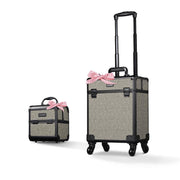 TheLAShop Pro Rolling Makeup Case Set(2) - Mermaid, RCC, CTB, FMN, AD, Rococo GainsBoro Image