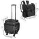 TheLAShop Hairstylist Travel Nail Polish Case with Barber Backpack Image
