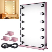 TheLAShop Large Hollywood Vanity Mirror w/ Lights 24"x34" Tabletop Wall Mount Image