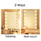 TheLAShop Large Hollywood Vanity Mirror w/ Lights 24"x34" Tabletop Wall Mount Image