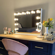 TheLAShop XLarge Hollywood Vanity Mirror w/ Lights 34"x26" Tabletop Wall Mount Image