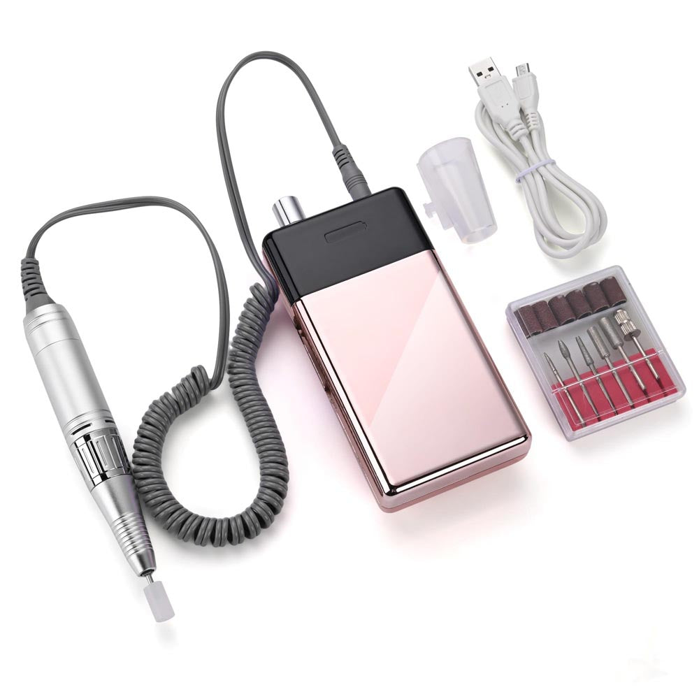 Foot Pedal Acrylic Nail Drill Machine (Pink) in Delhi at best price by Nails  Mantra Salon and Academy - Justdial