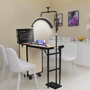 TheLAShop 28" Dimmable Eyelash Arc Floor Lamp for Facial, Nail, Tattoo Image