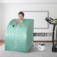 TheLAShop Portable Sauna Tent Steam SPA w/ Chair Remote 2L Image