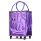 TheLAShop Large Rolling Tote Bag for Event Planner, Teacher, Artist, 16in DuskViolet Image