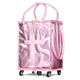 TheLAShop Large Rolling Tote Bag for Event Planner, Teacher, Artist, 16in BubbleRush Image