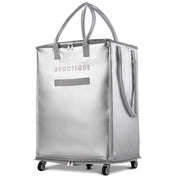 TheLAShop Large Rolling Tote Bag for Event Planner, Teacher, Artist, 20in Moonlit Glaze Image
