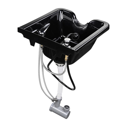 TheLAShop Shampoo Basin Bowl w/ Sprayer Faucet Neck Rest Hair Trap