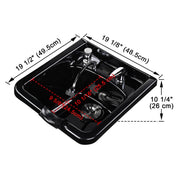 TheLAShop Shampoo Basin Bowl w/ Sprayer Faucet Neck Rest Hair Trap Image