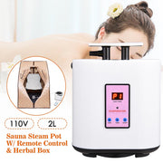 TheLAShop 2L Heat Steam Pot with Remote Control for Portable Sauna Tents Image