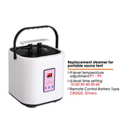 TheLAShop 2L Heat Steam Pot with Remote Control for Portable Sauna Tents Image