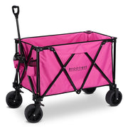 TheLAShop 225L 42" Folding Wagon with Brakes Collapsible Grocery Cart Image