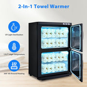 TheLAShop 46L 2in1 Towel Warmer Cabinet Heated & UV Sterilizer Image