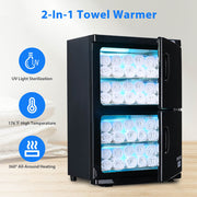 TheLAShop 46L 2in1 Towel Warmer Cabinet Heated & UV Sterilizer Image