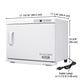 TheLAShop 23L 2in1 Towel Warmer Cabinet Heated & UV Sterilizer 2-Racks Image