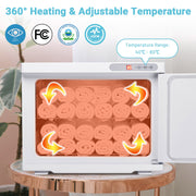 TheLAShop 23L 2in1 Towel Warmer Cabinet Heated & UV Sterilizer 2-Racks Image
