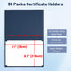 TheLAShop 8.5x11 Diploma Covers Blue Award Certificate Holder 30ct/pk Image