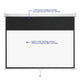 TheLAShop 72" Projector Screen Manual Pull Down 16:9 (63"x35")
